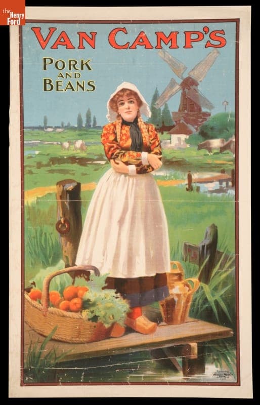Advertising Poster, Van Camp's Pork and Beans, 1901