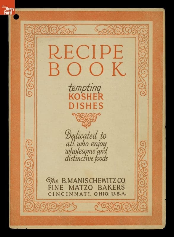 Recipe Booklet, "Tempting Kosher Dishes Recipe Book," 1926