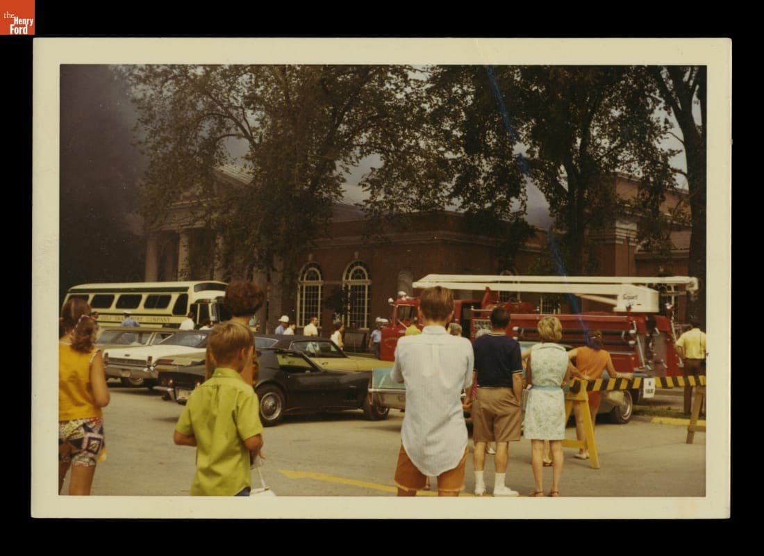 Fire at Henry Ford Museum, August 9, 1970