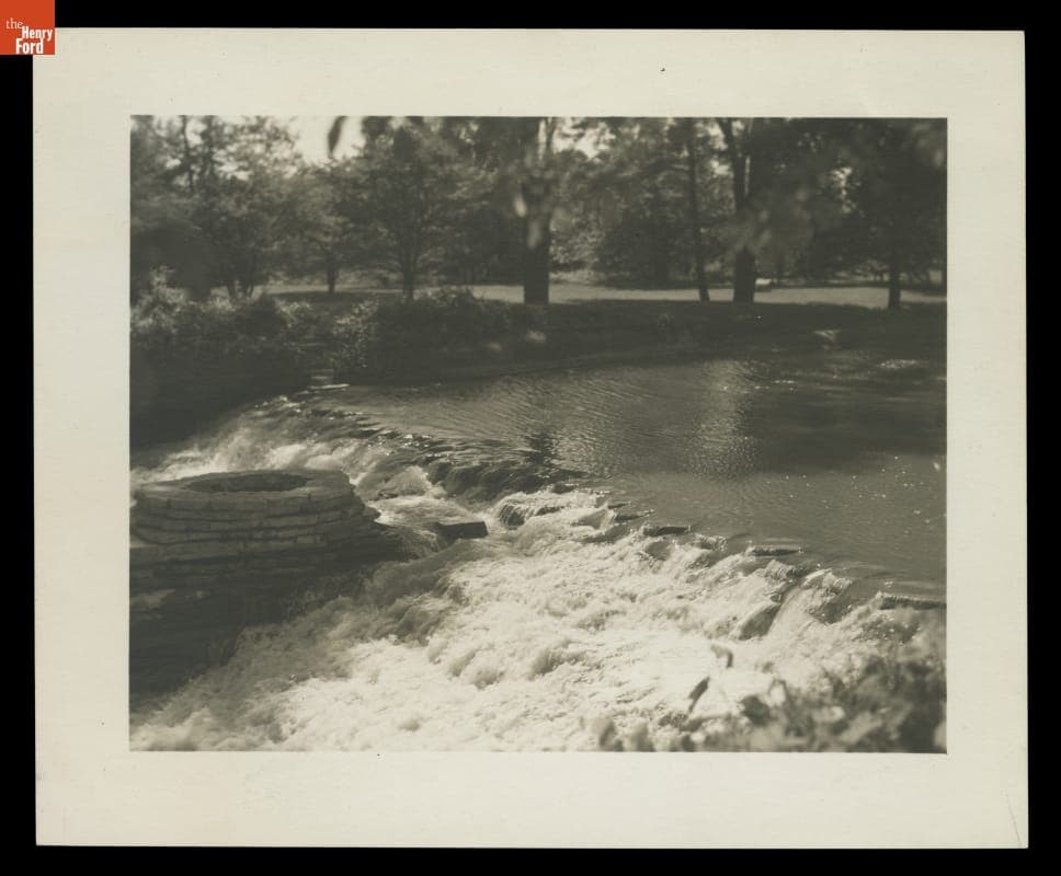 Rouge River Dam at Fair Lane Estate, 1932