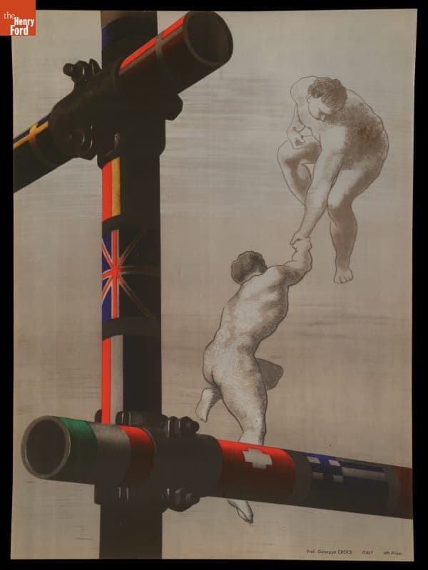 European Recovery Program Poster, circa 1950