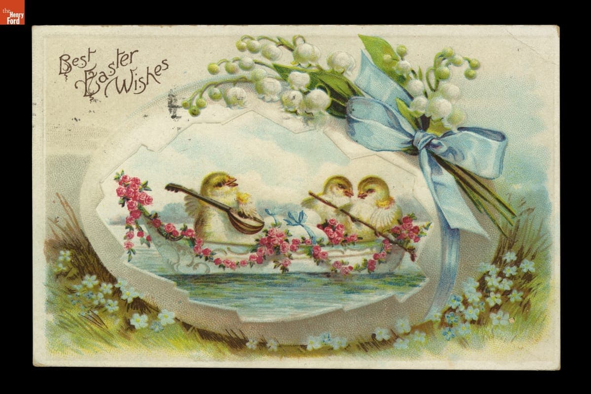 "Best Easter Wishes," circa 1909
