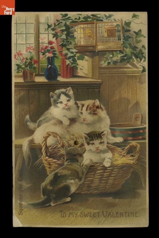 Valentine's Day Greeting Postcard, "To My Sweet Valentine," 1910