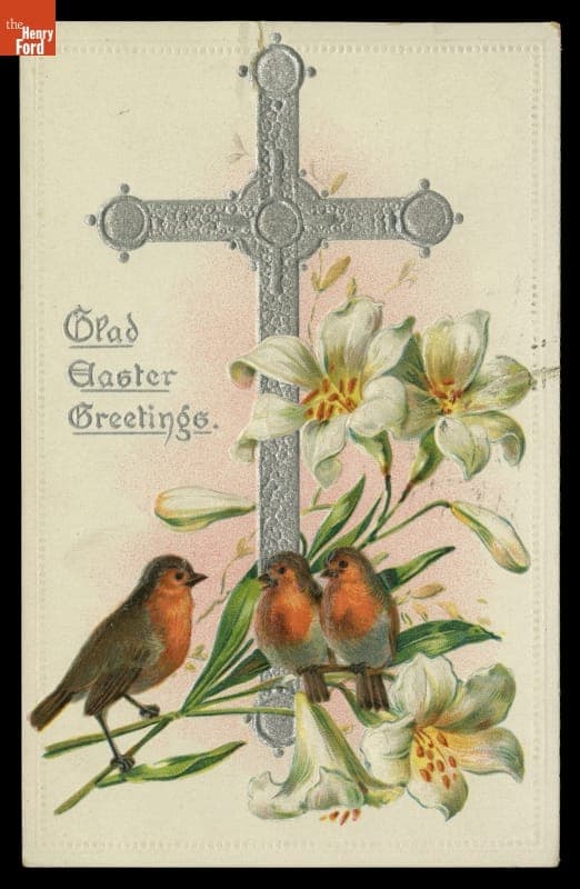 "Glad Easter Greetings," 1909