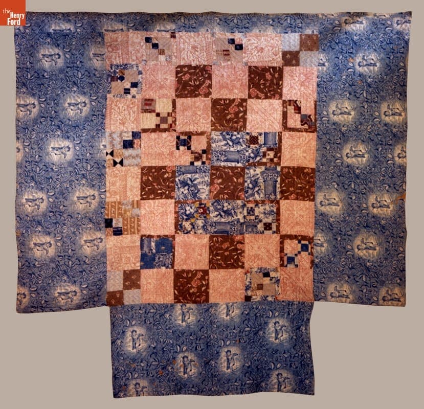 One Patch Variation Quilt, circa 1820