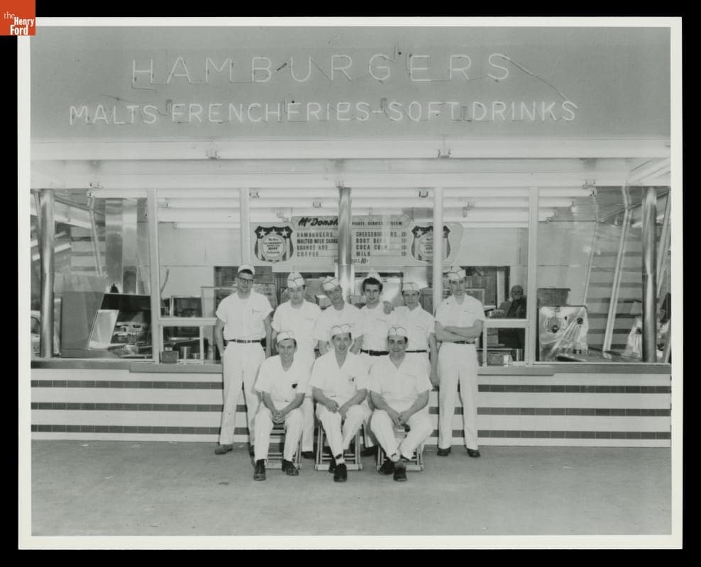First McDonald's Restaurant Crew, Des Plains, Illinois, circa 1964