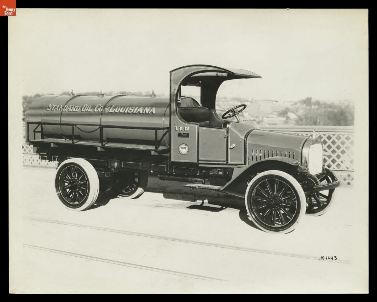 Mack Truck Used by Standard Oil Co. of Louisiana, circa 1920