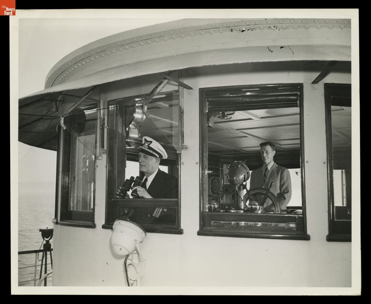Captain of the Ford Motor Company Ship "Benson Ford," April 1945