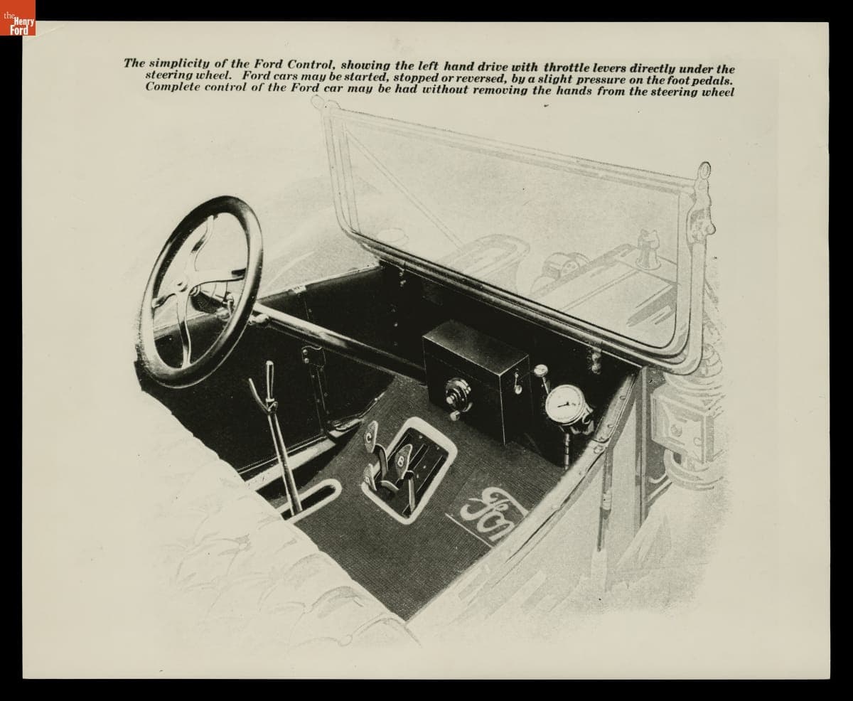 Ford Model T Controls, 1912