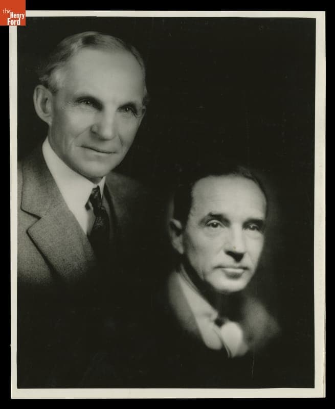 Portraits of Henry Ford and Edsel Ford, 1936