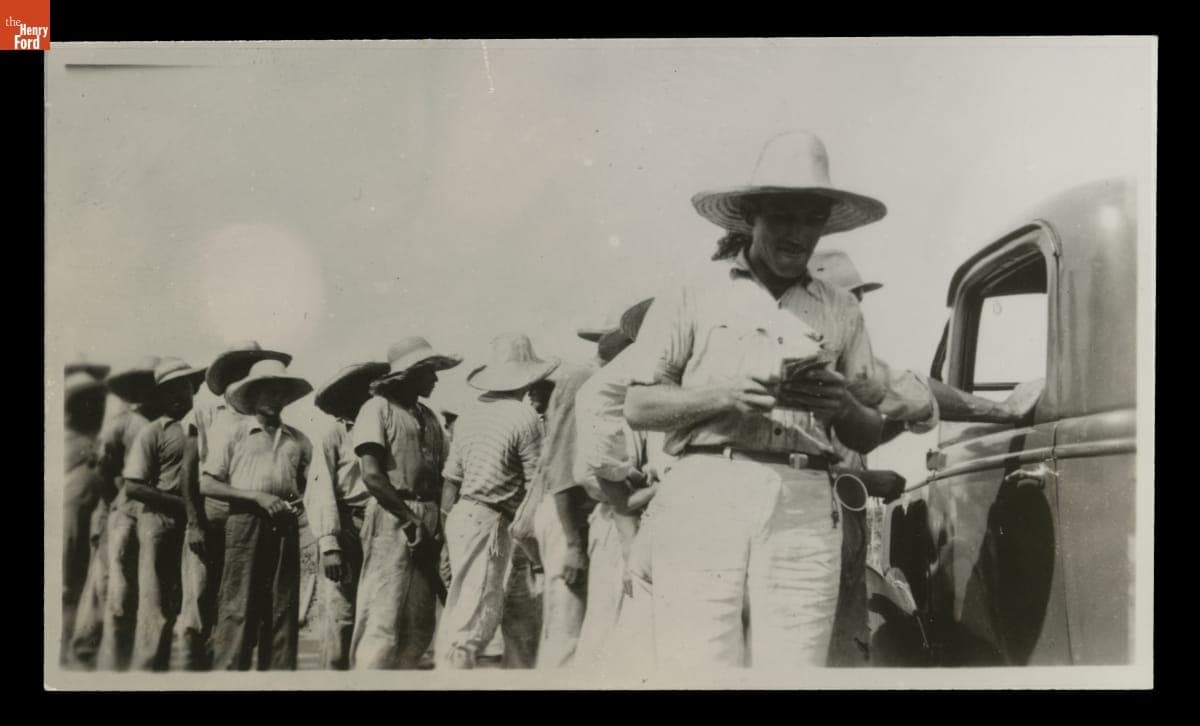Payday at Fordlandia, Brazil, circa 1933