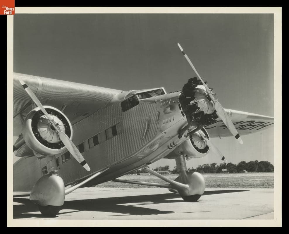 Ford Tri-Motor 5-AT-112 Airplane at Ford Airport, 1932