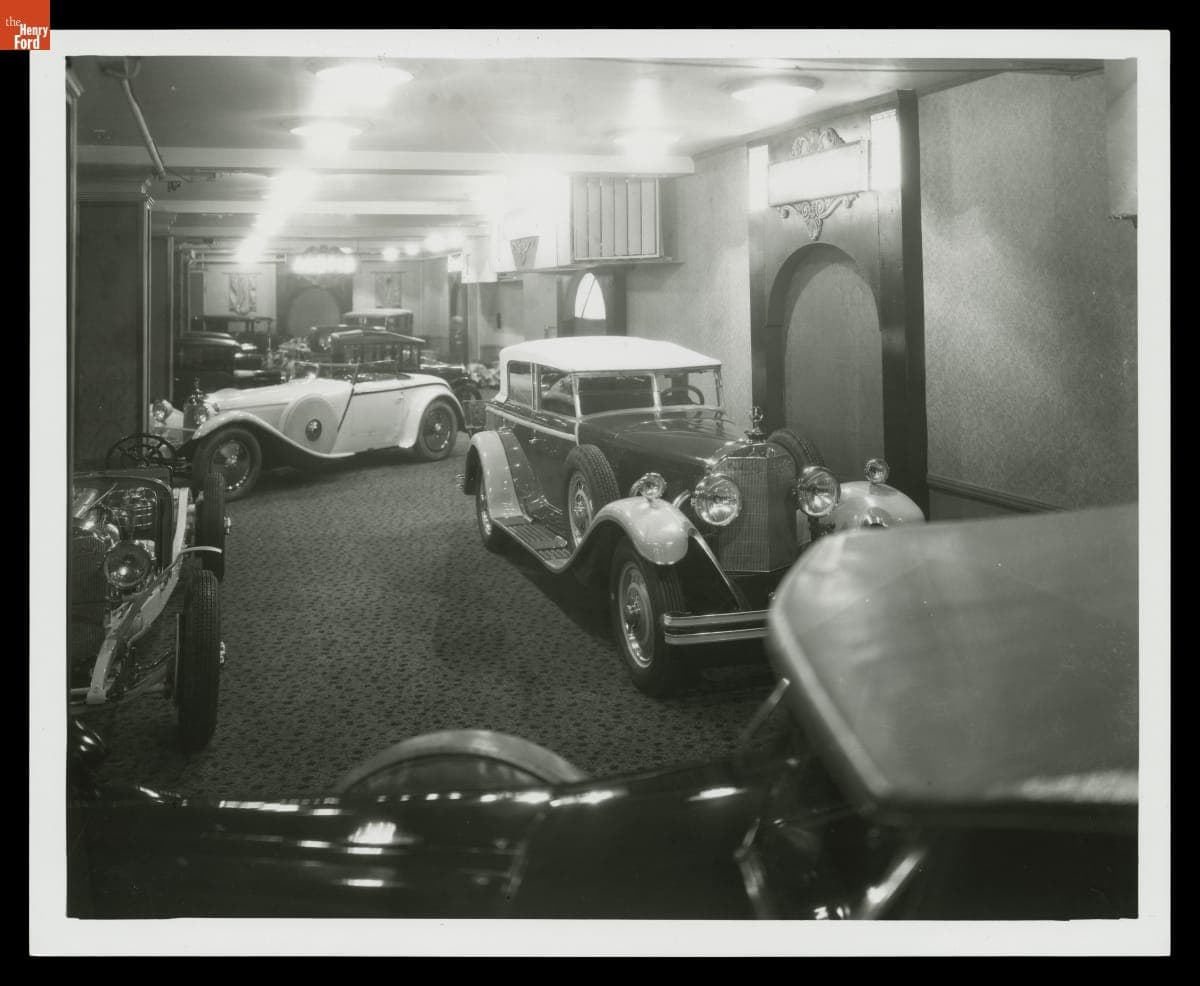 Circa 1936 Mercedes-Benz Car on Exhibit