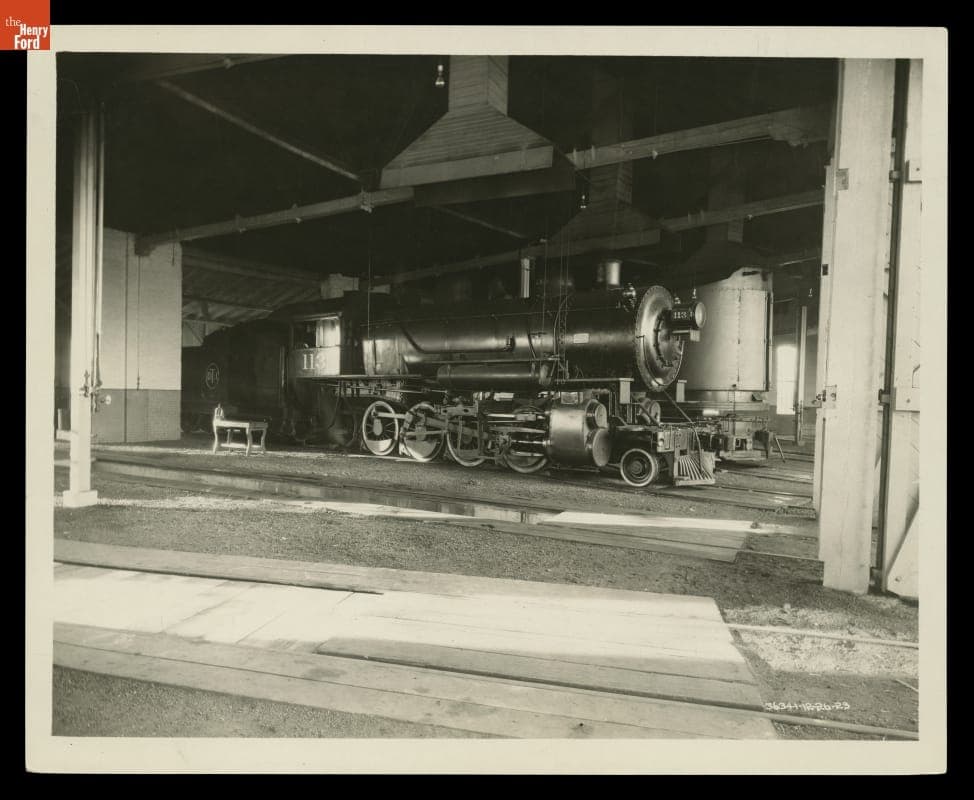 Detroit, Toledo & Ironton Railroad Roundhouse, Ironton, Ohio, 1923