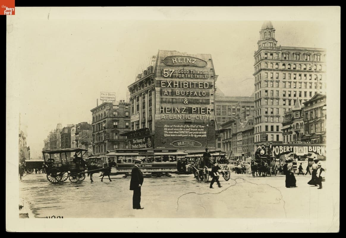 H. J. Heinz Co. Electric Advertising Sign, New York City, circa 1902