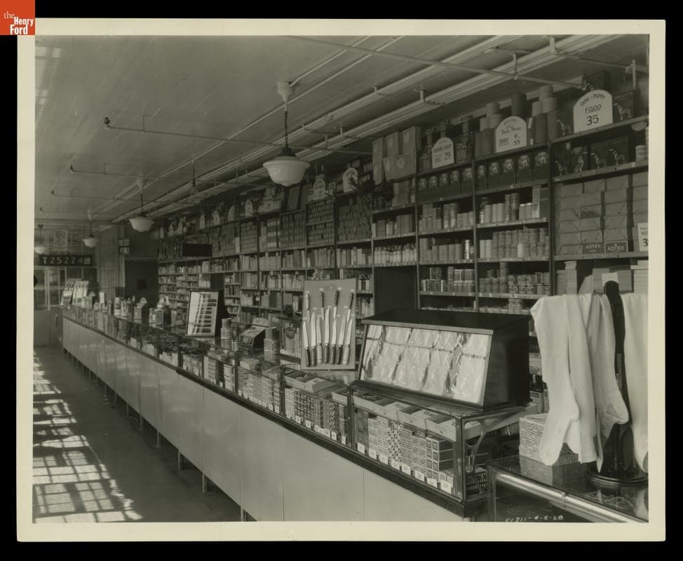 Commissary at the Ford Iron Mountain Plant, 1928