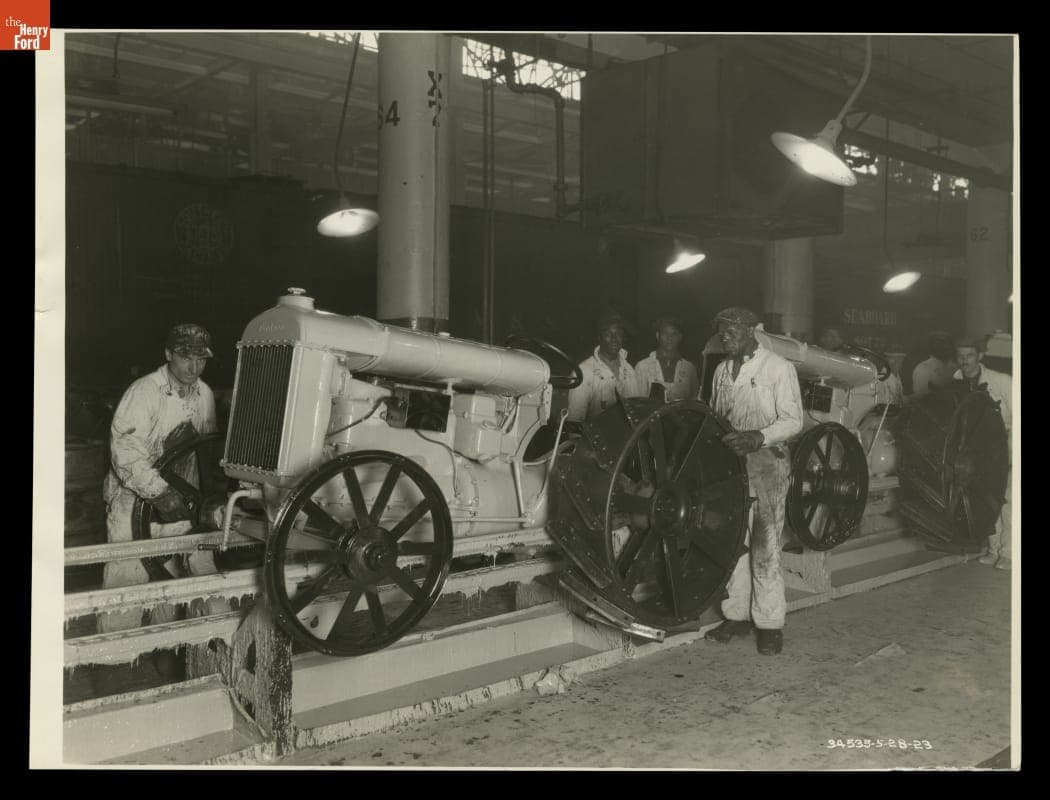 Fordson Tractor Assembly Line at the Ford Rouge Plant, May 1923
