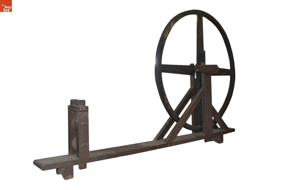 Josiah Spode's Great Wheel, Used by Spode, Stoke-upon-Trent, England, circa 1770
