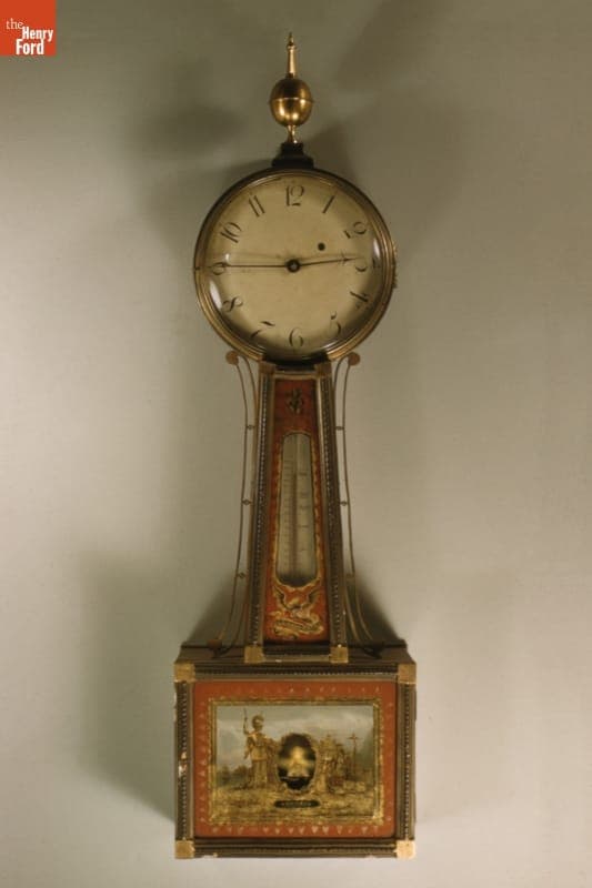 Banjo Wall Clock, 1815-1820