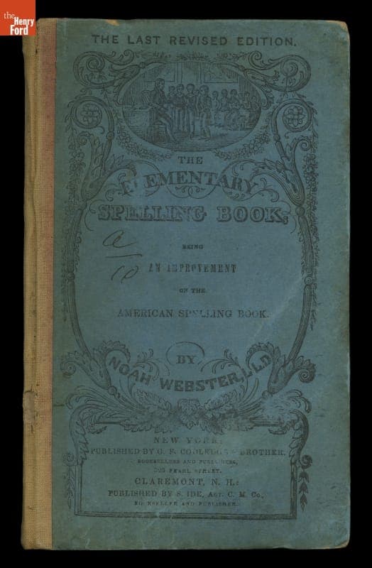 "The Elementary Spelling Book; Being an Improvement on the American Spelling Book by Noah Webster," circa 1848
