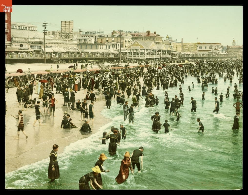 The Beach at Atlantic City, New Jersey, 1902