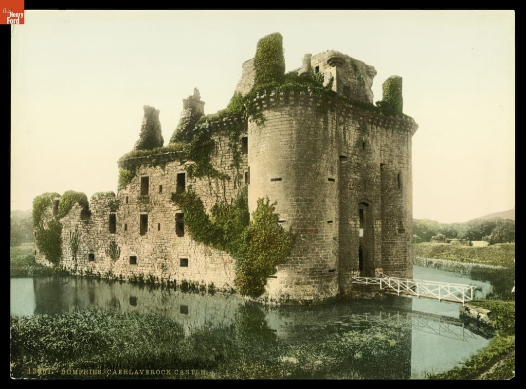 Caerlaverock Castle, Dumfries, Scotland, circa 1905