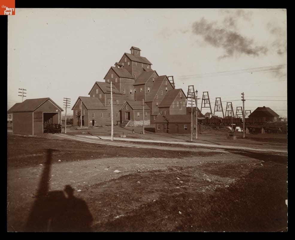 Shaft #2, Quincy Mine, Hancock, Michigan, circa 1906