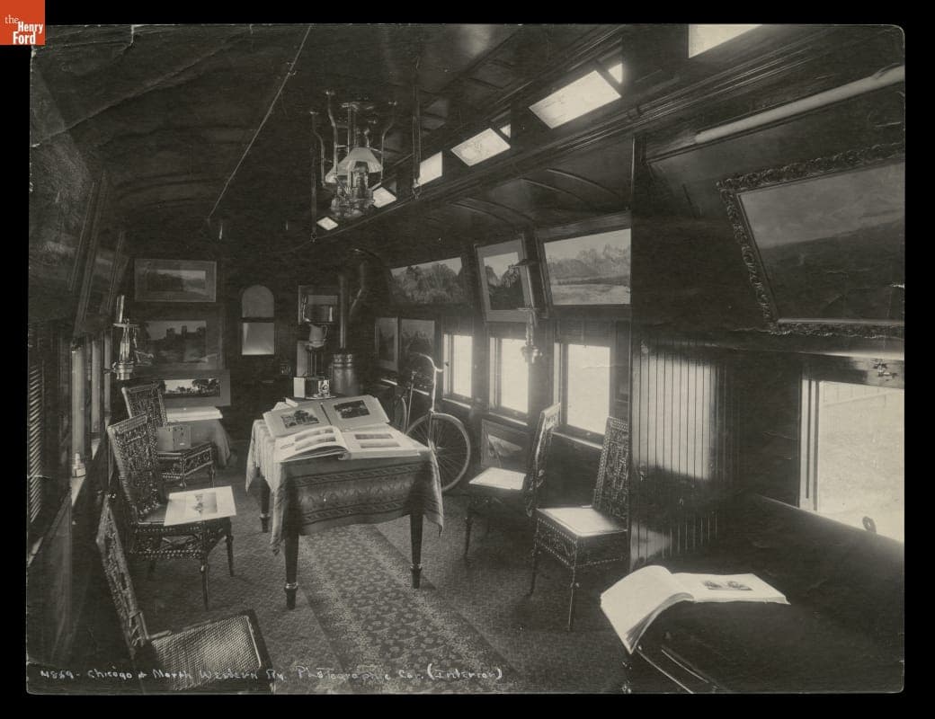 Detroit Photographic Company Special Railcar on the Chicago & Northwestern Railway, 1899