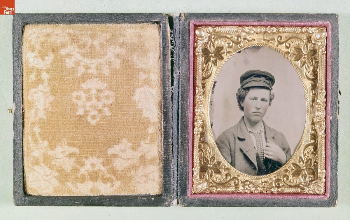 Portrait of Thomas Edison While Working on the Grand Trunk Railroad, 1859-1862