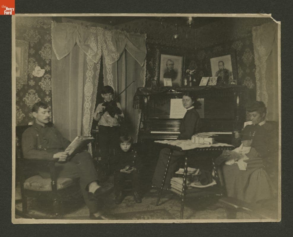 Family Parlor Portrait, circa 1900
