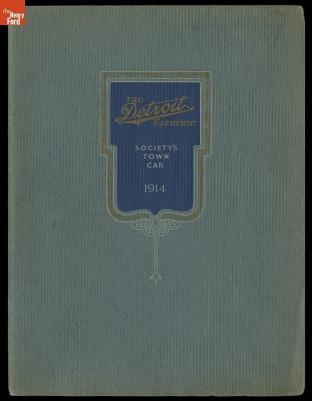 Sales Catalog for Detroit Electric, "Society's Town Car," 1914