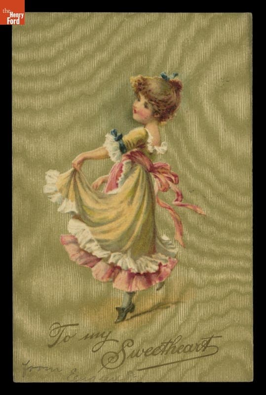 Valentine Postcard, "To My Sweetheart," 1907