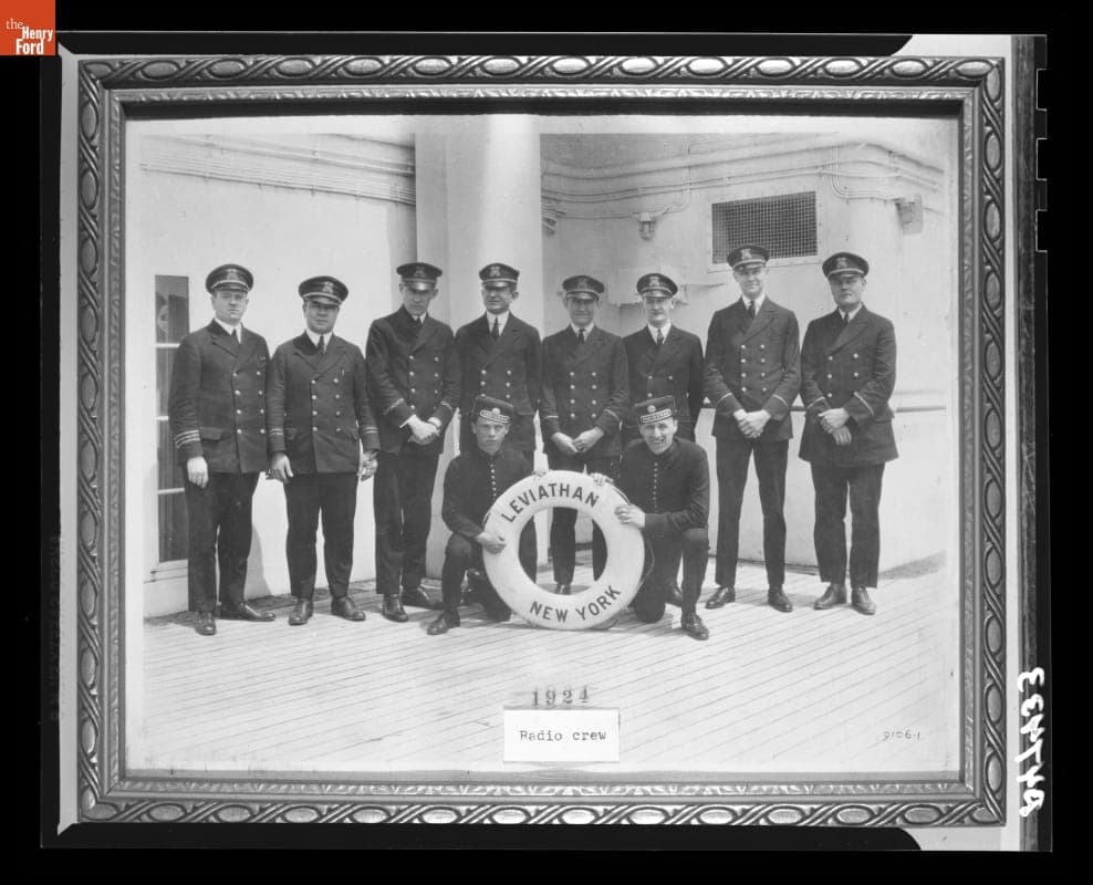 Radio Crew of the SS Leviathan, 1924