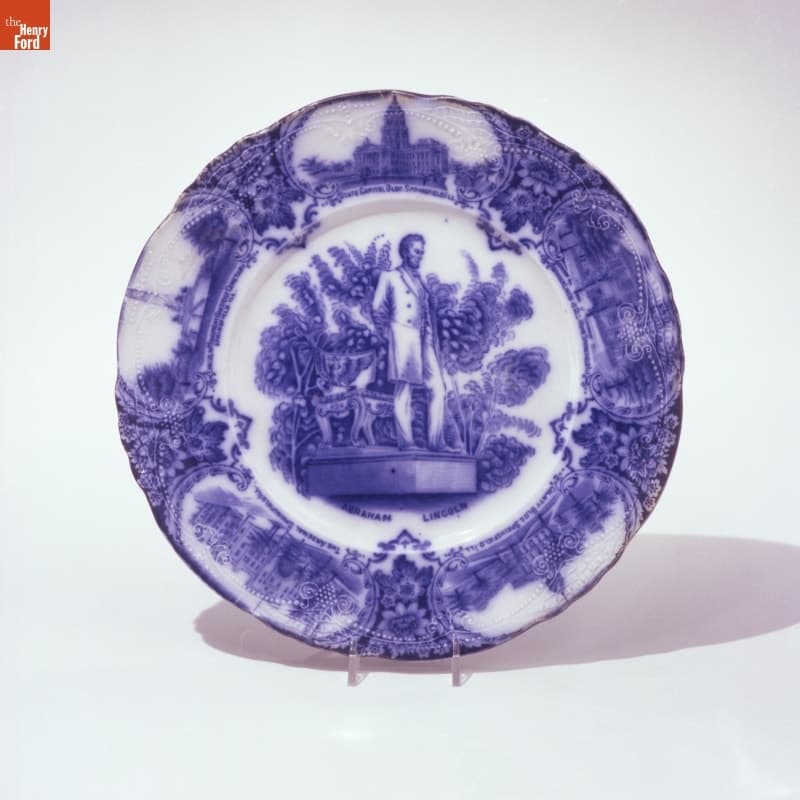 Abraham Lincoln Wedgwood Plate, circa 1906