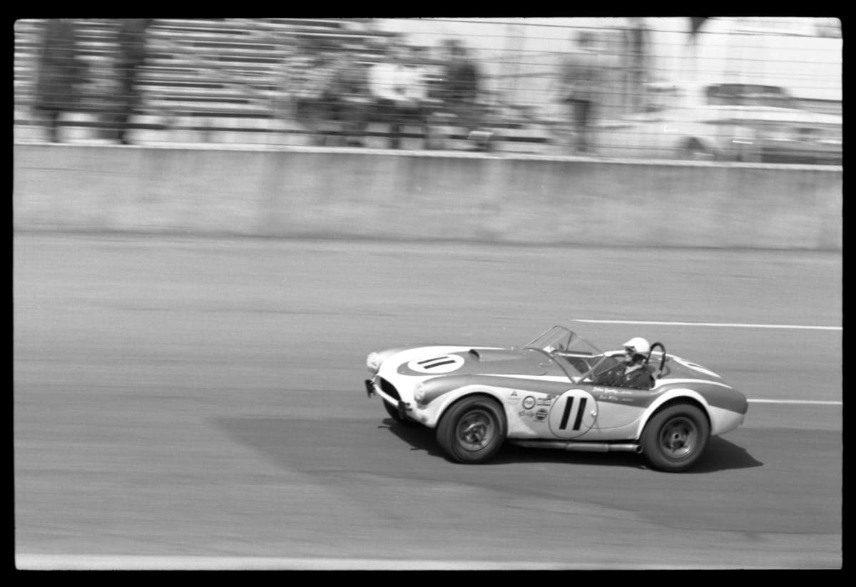 Shelby Cobra Driven by John Everly and Johnny Allen at Daytona International Speedway, February 1964