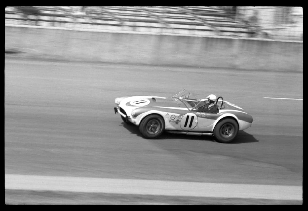 Shelby Cobra Driven by John Everly and Johnny Allen at Daytona International Speedway, February 1964