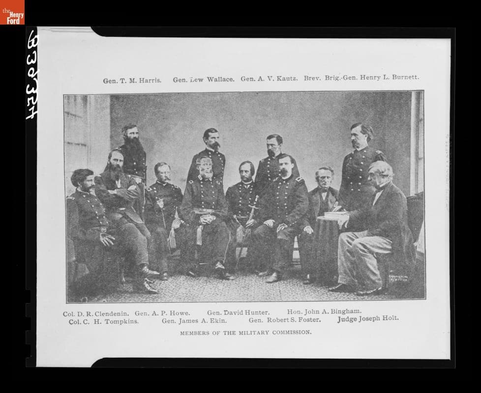 Military Commission Involved in the Lincoln Assassination Trial, 1865