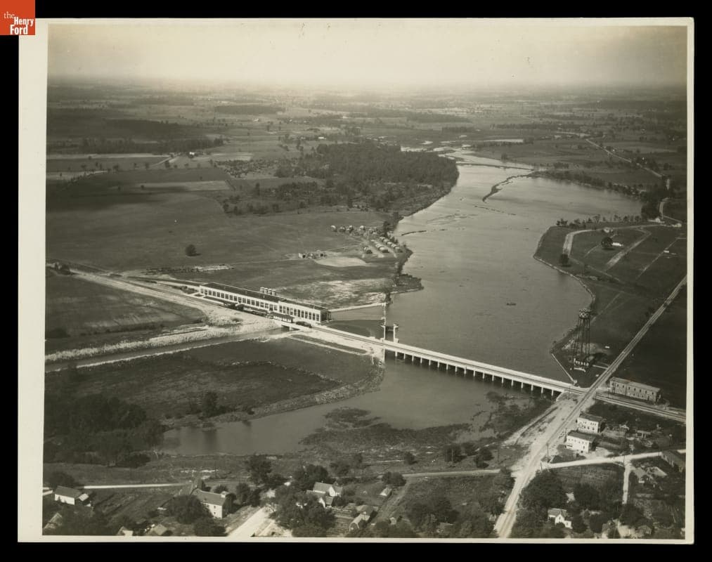Aerial View, Ford Motor Company Headlight Plant, Flat Rock, Michigan, 1927