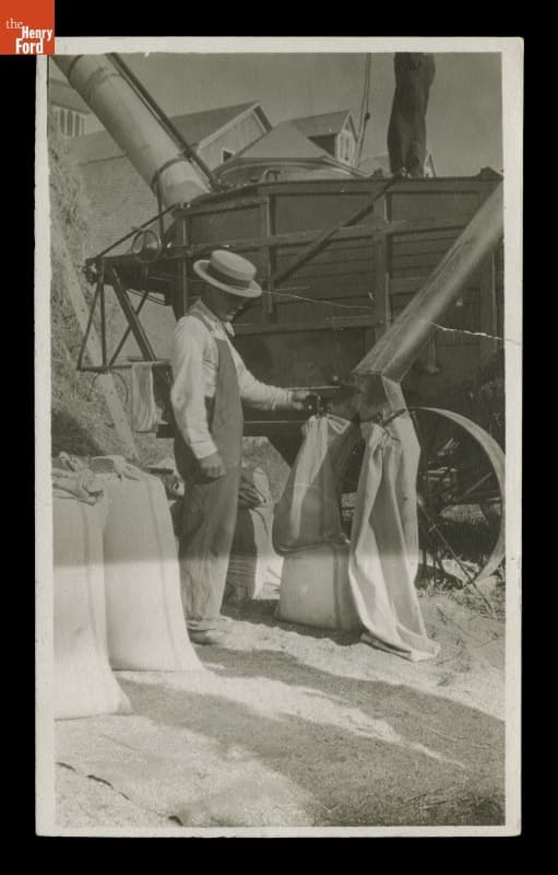 Grain Harvest at Ford Farms, Southeastern Michigan, circa 1923