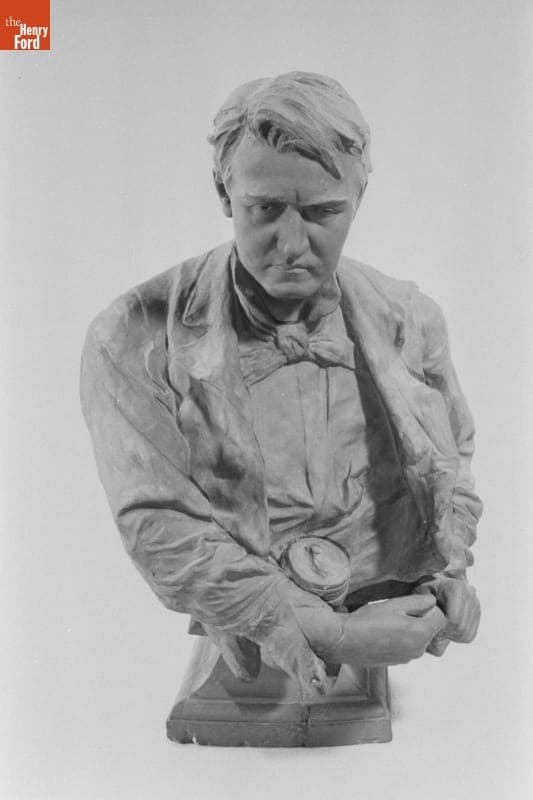 Bust of Thomas Edison, 1889