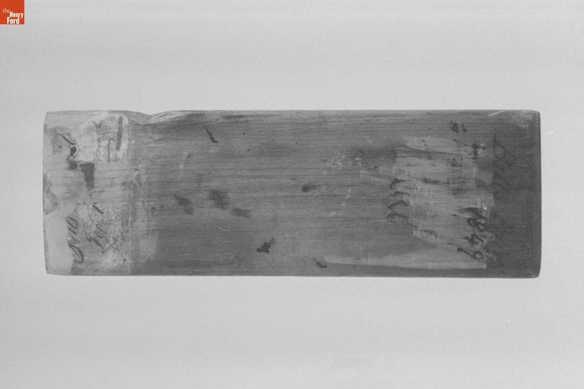 Board Used for Filing Bills Paid, North and Savage Company, 1849