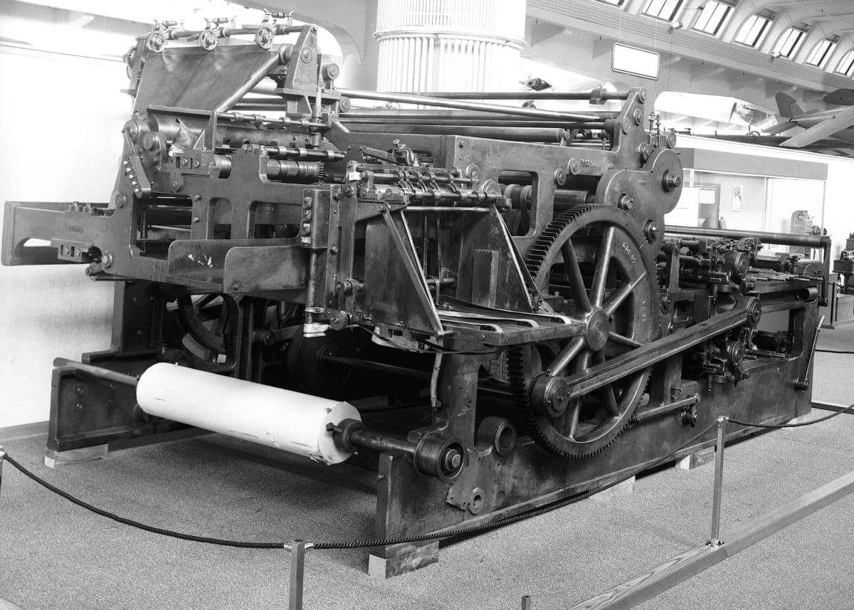 Printing Press, Used to Print The Amerikai Magyar Nepszava (Hungarian American People's Voice), 1931