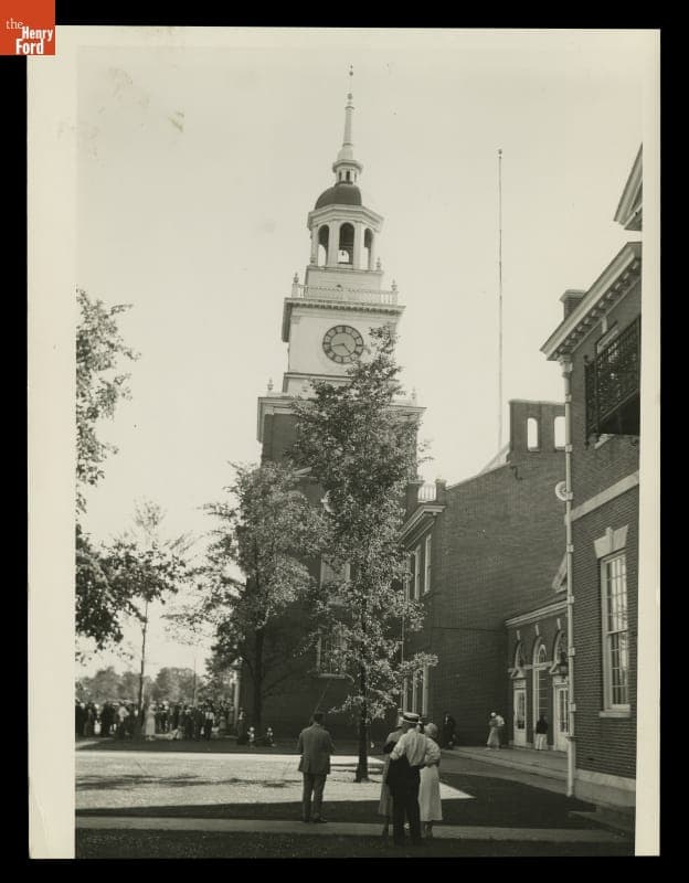 Visitors Exiting Henry Ford Museum, June 1933