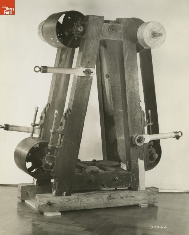 Belt Sander, Used by the Rowe Wagon and Carriage Shop, circa 1887
