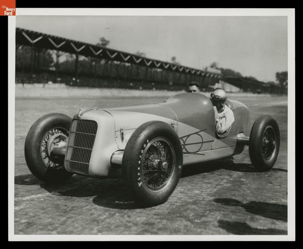 Ford-Miller Special Race Car at the 1935 Indianapolis 500 Race