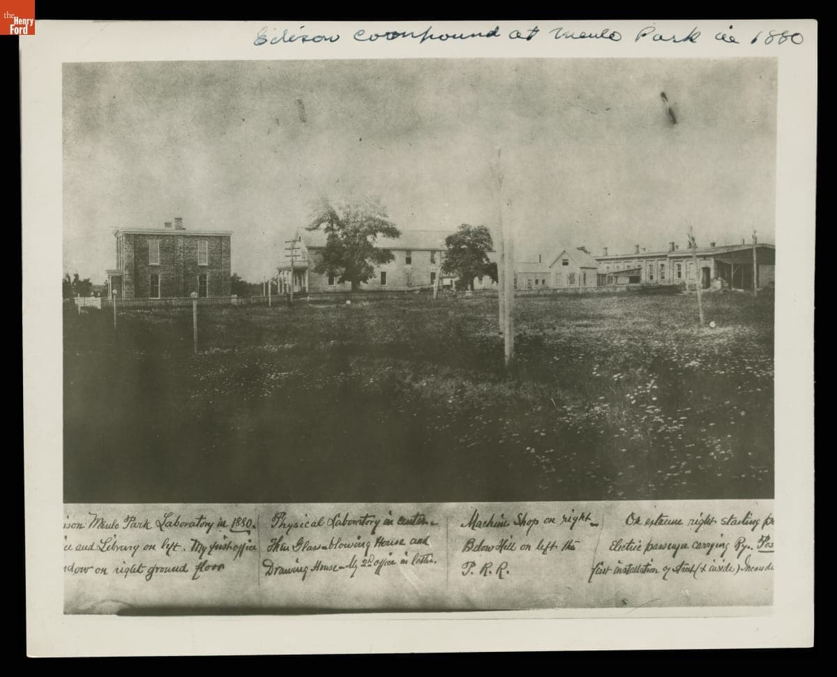 Menlo Park Compound, Original Site, Edison, New Jersey, 1880