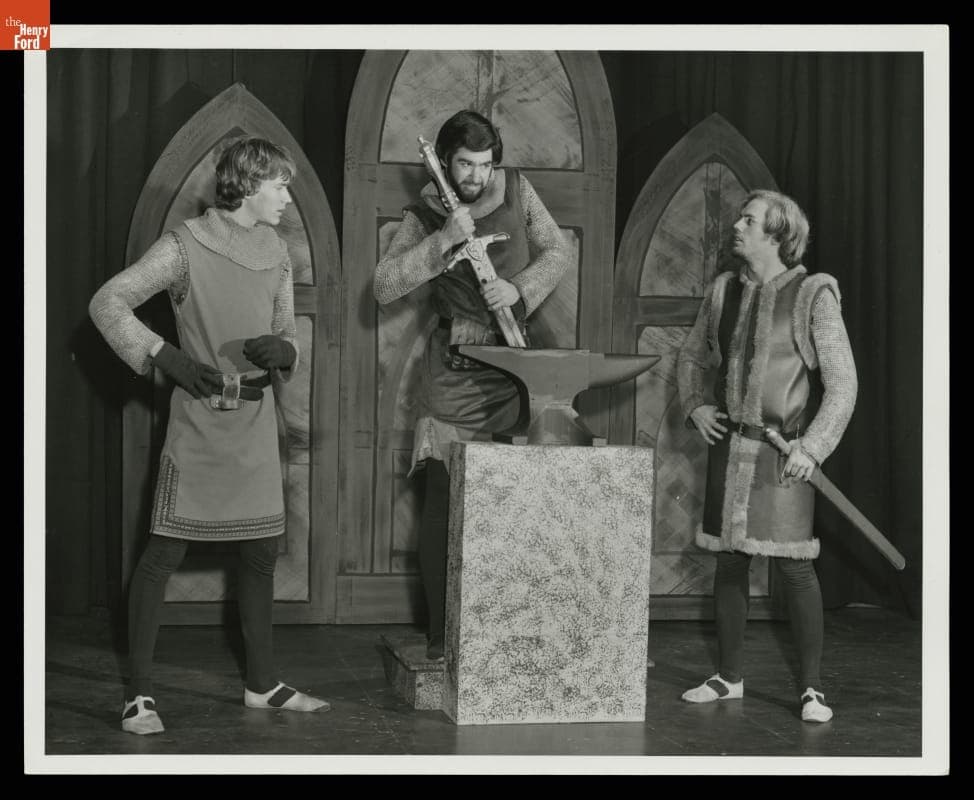 Performance of "Young King Arthur" at Henry Ford Museum Theater, 1975