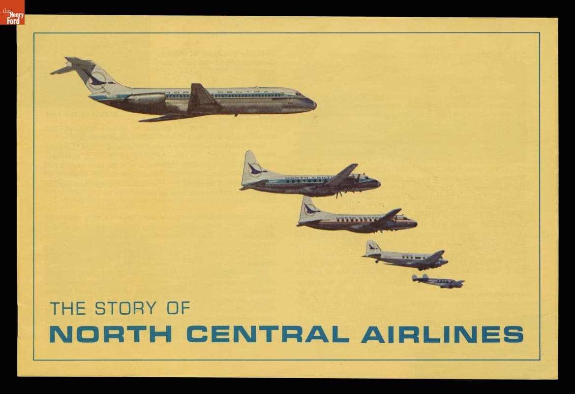 North Central Airlines Brochure, circa 1970