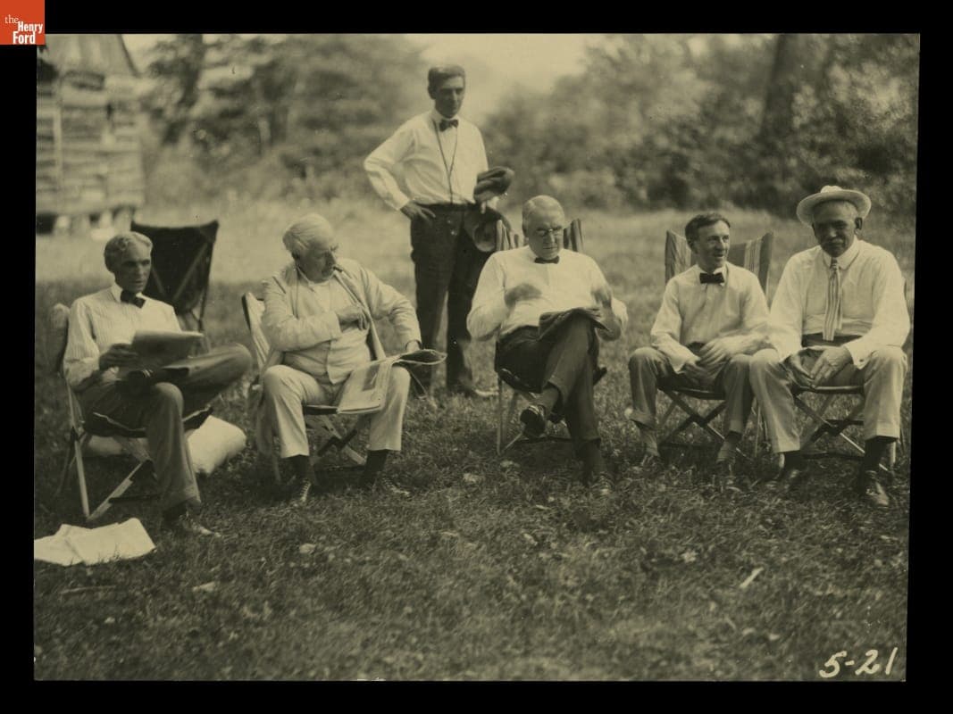 The "Vagabonds" on a Camping Trip, Hagerstown, Maryland, 1921