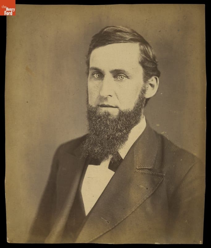Portrait of Benjamin Firestone, circa 1875